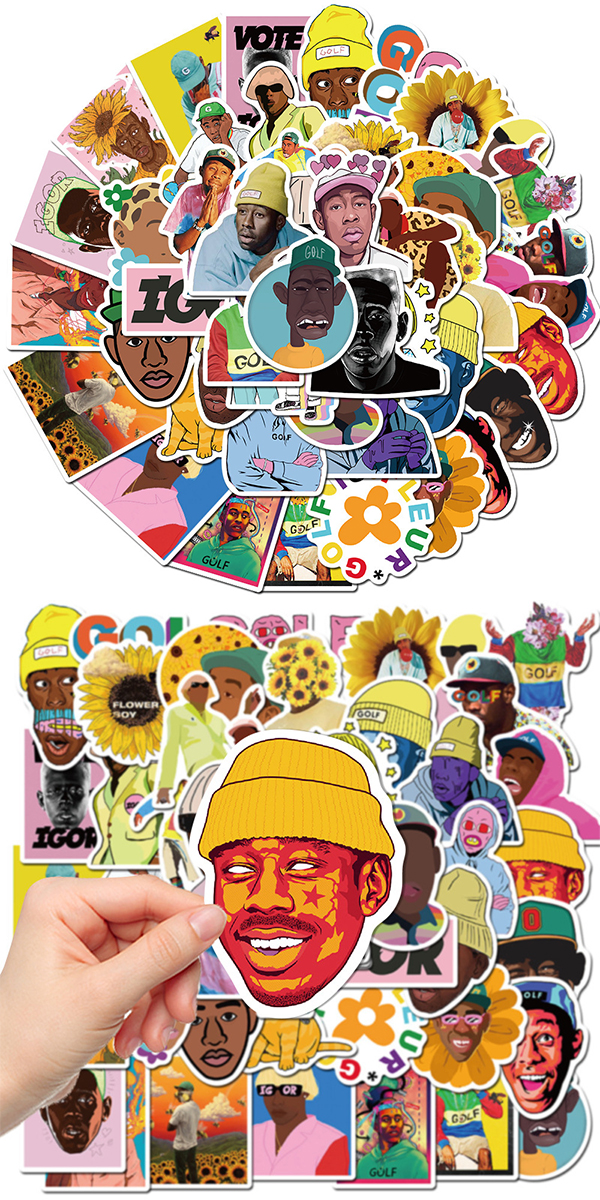 Tyler The Creator ステッカー 50枚セット PVC 防水 シール タイラーザ