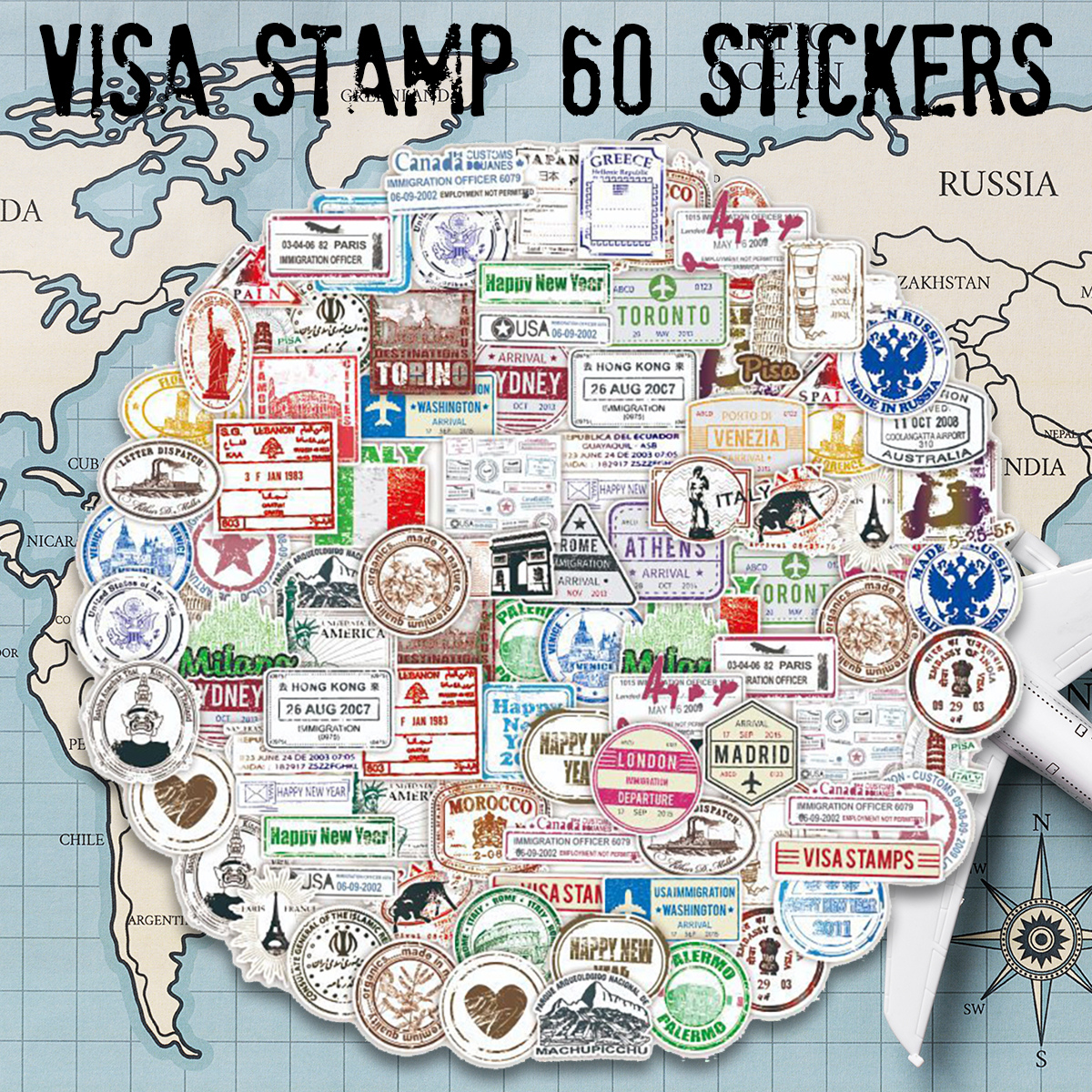  VISA ステッカー1