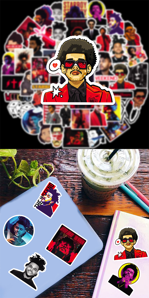 The Weeknd ステッカー 50枚セット PVC 防水 シール ザ ウィークエンド