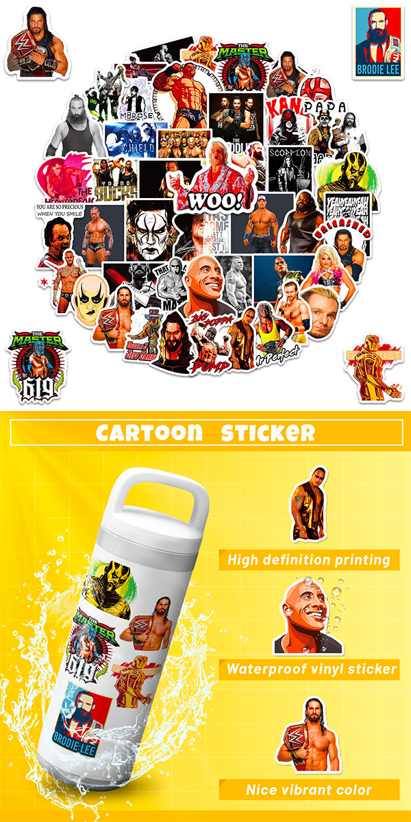 WWE ステッカー3