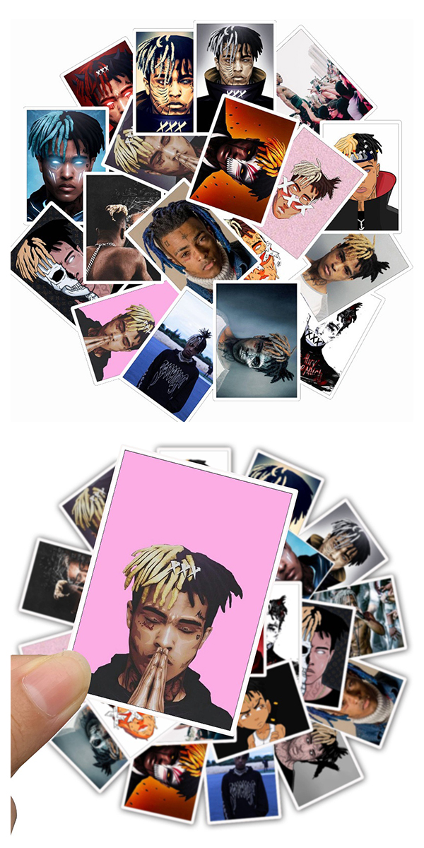 XXXTentacion ステッカー 25枚セット PVC 防水 シール XXX