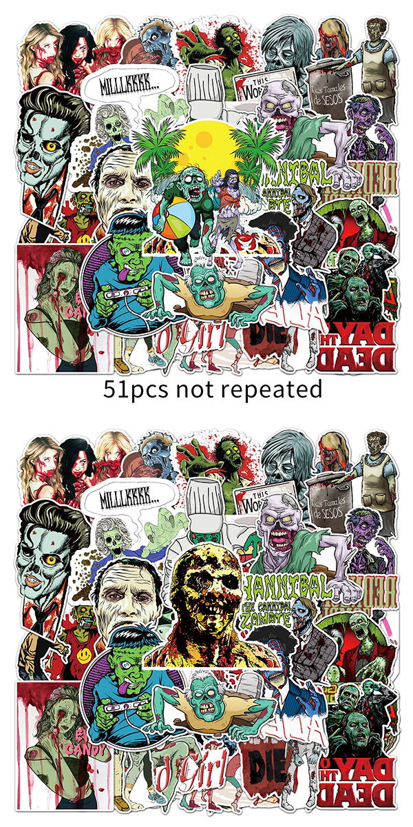  ゾンビ ステッカー3