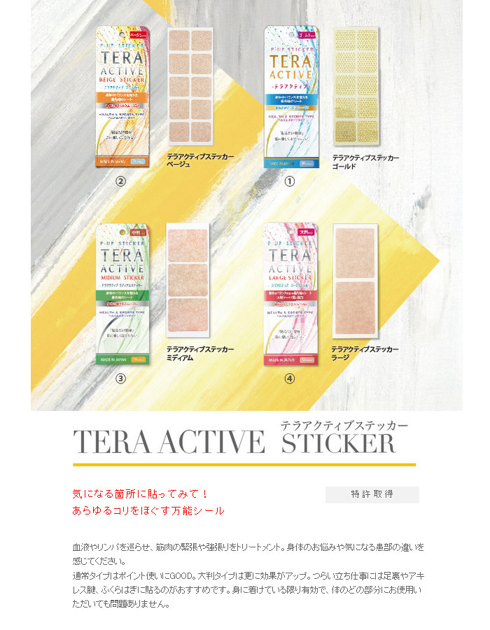 FRONTe フロンテ テラアクティブステッカー ラージ 6シート入 12シール