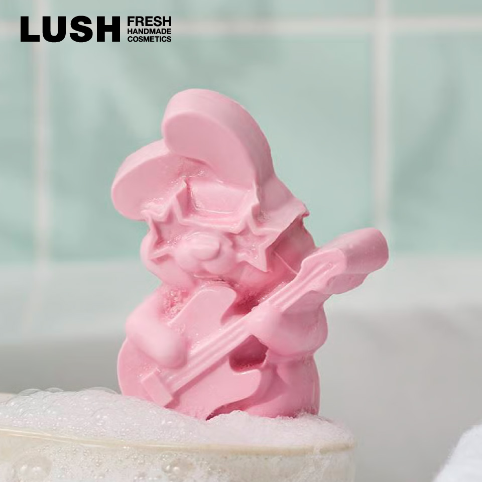 LUSH ロックスターラビット イースター 限定 2026 固形 石鹸 ソープ バニラ うさぎ かわいい ハンドメイド ヴィーガン 自然派 コスメ ラッシュ 公式 | LUSH