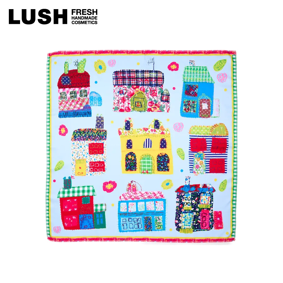 母の日 プレゼント LUSH マイファミリーハウシズ ノットラップ Knot wrap 風呂敷 70cm ラッピング ギフト ラッシュ 公式