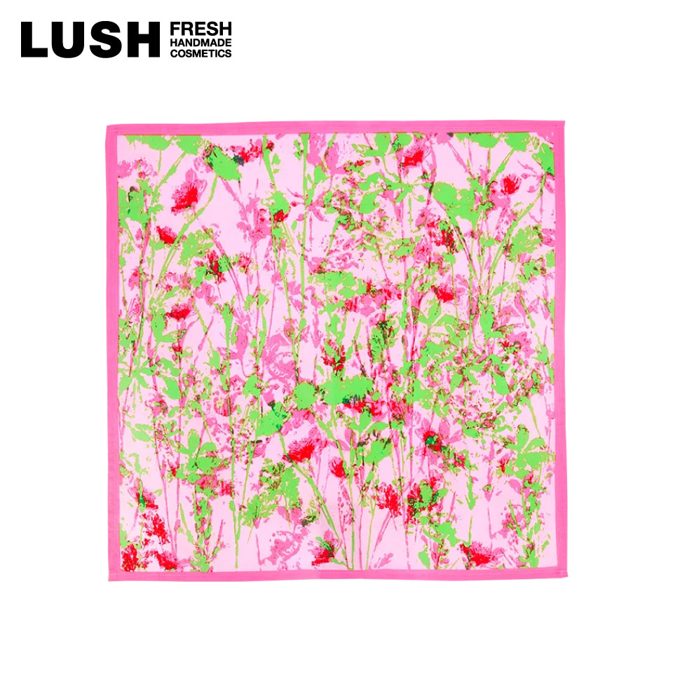 母の日 プレゼント LUSH フローラルメドウ ノットラップ Knot wrap 風呂敷 50cm ラッピング ギフト ラッシュ 公式