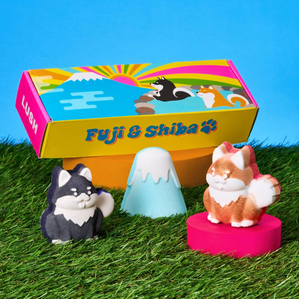 LUSH（ラッシュ） 富士山＆柴犬 ギフト 国内限定 バスボム 入浴剤