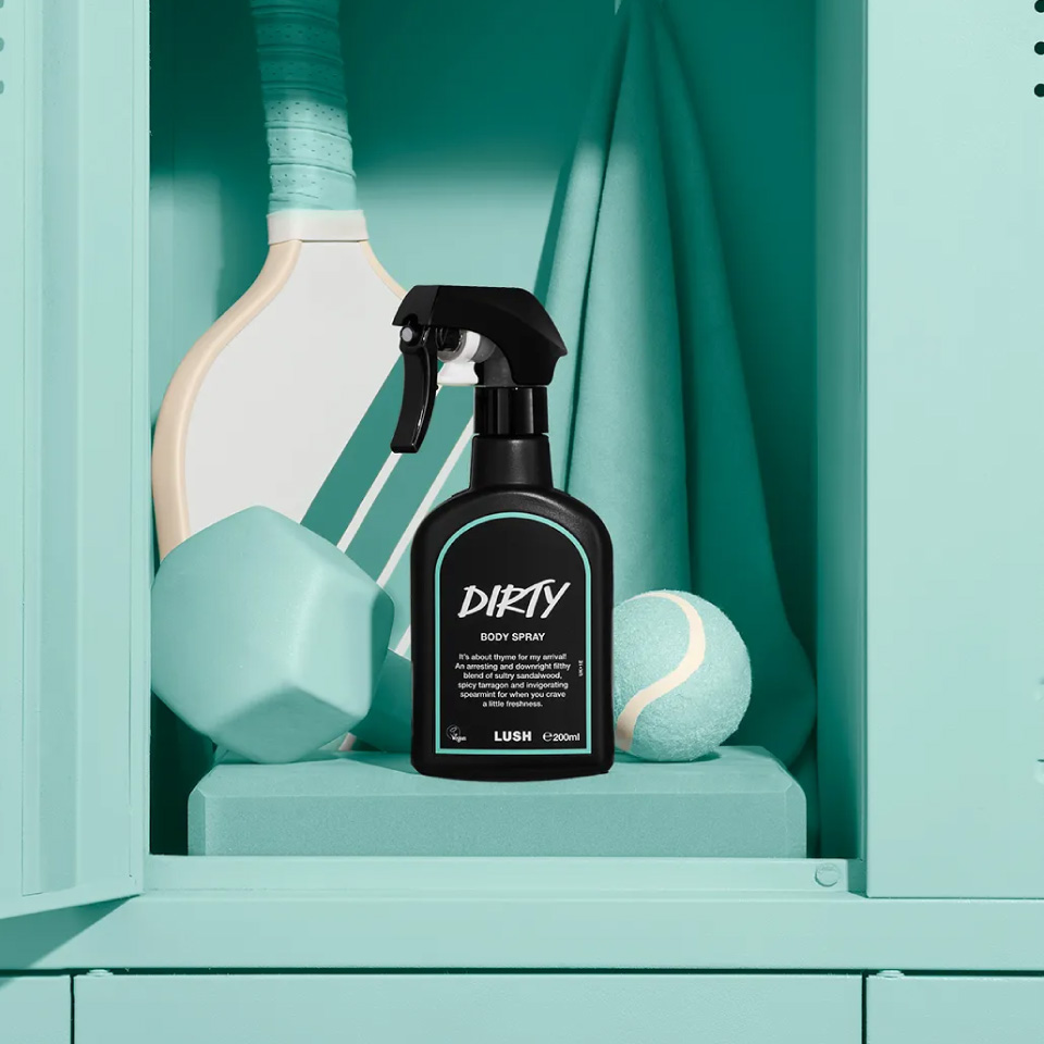 公式 LUSH Dirty ボディスプレー ボディミスト フレグランス ミスト ミント サンダルウッド ラベンダー 自然派 メンズ ギフト 誕生日 プレゼント ラッシュ 関連画像3