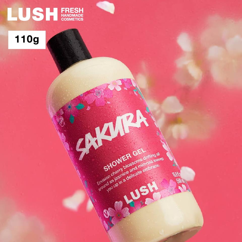 公式サイト - ハイブランドの新作が続々登場 ラッシュ LUSH 公式 ボディソープ 110g シャワージェル サクラ ボディソープ