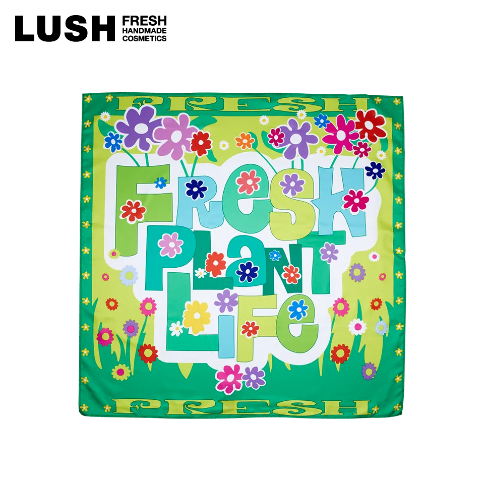 Yahoo! Yahoo!ショッピング(ヤフー ショッピング)LUSH フレッシュ プラント ライフ ノットラップ 70cm 風呂敷 エコ エコバック  かわいい おしゃれ ラッピング プレゼント ギフト プチギフト 贈り物 ラッシュ