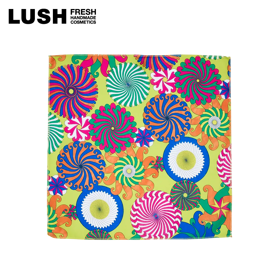 Yahoo! Yahoo!ショッピング(ヤフー ショッピング)LUSH ワーリー スワーリー ノットラップ 47cm 風呂敷  エコ エコバッグ かわいい おしゃれ ラッピング プレゼント ギフト プチギフト 贈り物 ラッシュ 公式　