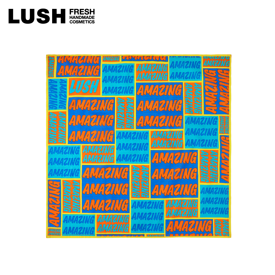 Yahoo! Yahoo!ショッピング(ヤフー ショッピング)LUSH Amazing ノットラップ 70cm 風呂敷 エコ エコバック  かわいい おしゃれ ラッピング プレゼント ギフト プチギフト 贈り物 ラッシュ 公式