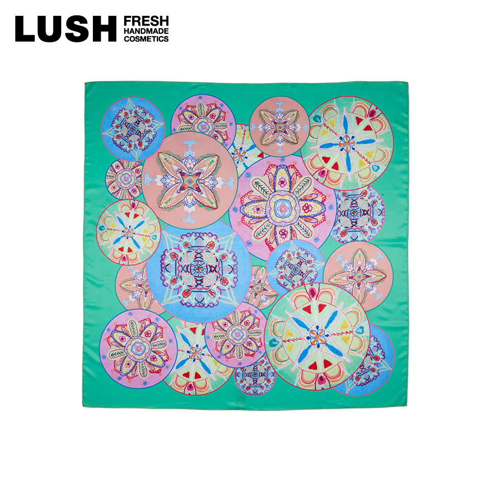 LUSH スター オブ ユース ノットラップ 100cm 風呂敷  エコ エコバック かわいい おし ...