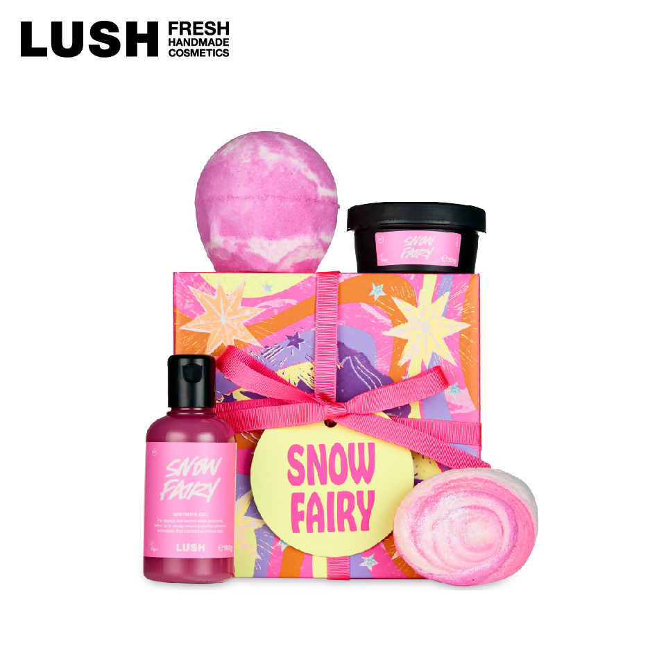 LUSH スノーフェアリー ギフト クリスマス プレゼント バス用品 バスボム 入浴剤 ボディソープ ボディローション コスメ コフレ セット ラッシュ  公式 : 62913 : LUSH公式 ヤフー店 - 通販 - Yahoo!ショッピング