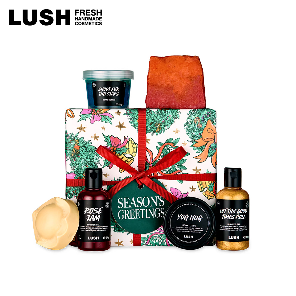 LUSH シーズンズ グリーティングズ ギフト クリスマス プレゼント 石鹸 ボディソープ スクラブ ボディケア おしゃれ コスメ コフレ セット ラッシュ 公式