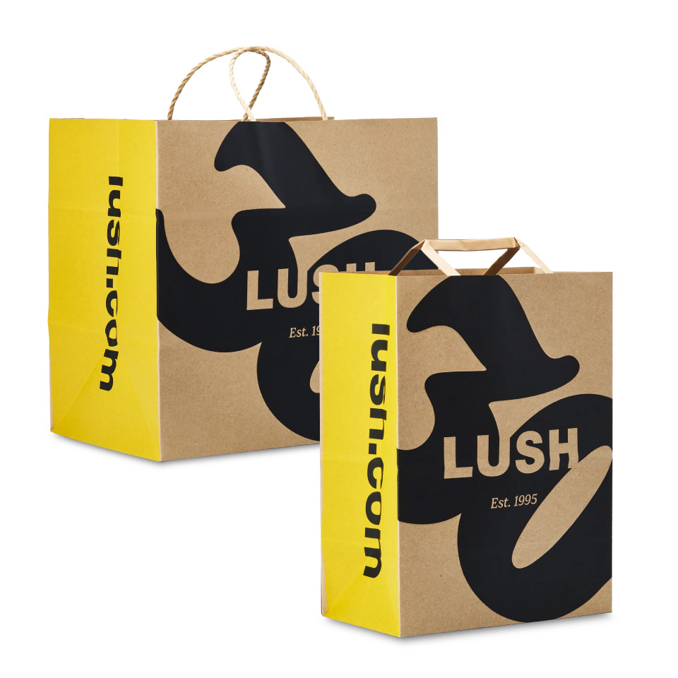母の日 プレゼント LUSH ショッパー 紙袋 手提げ袋 買い物袋 バッグ 用
