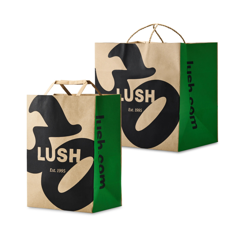 母の日 プレゼント LUSH ショッパー 紙袋 手提げ袋 買い物袋 バッグ 用