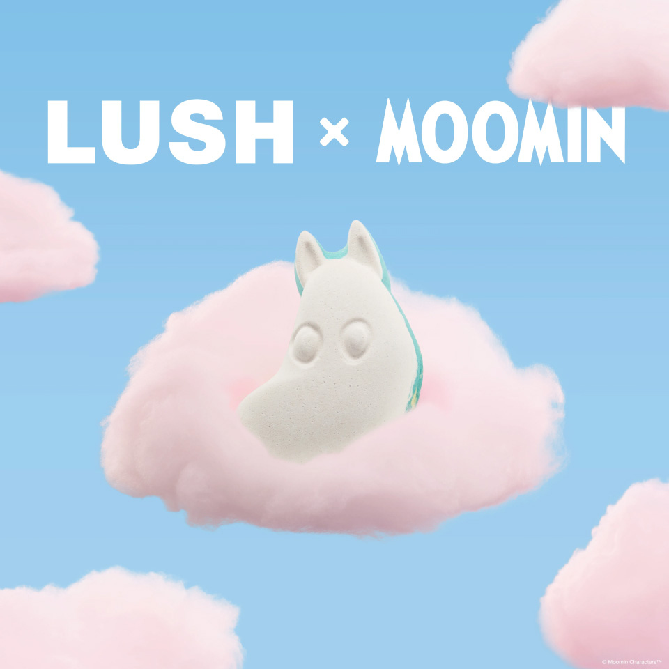 LUSH ムーミントロール バスボム 入浴剤 限定  ベルガモット サンダルウッド ヴィーガン 自然派 コスメ プレゼント ラッシュ 公式 | LUSH