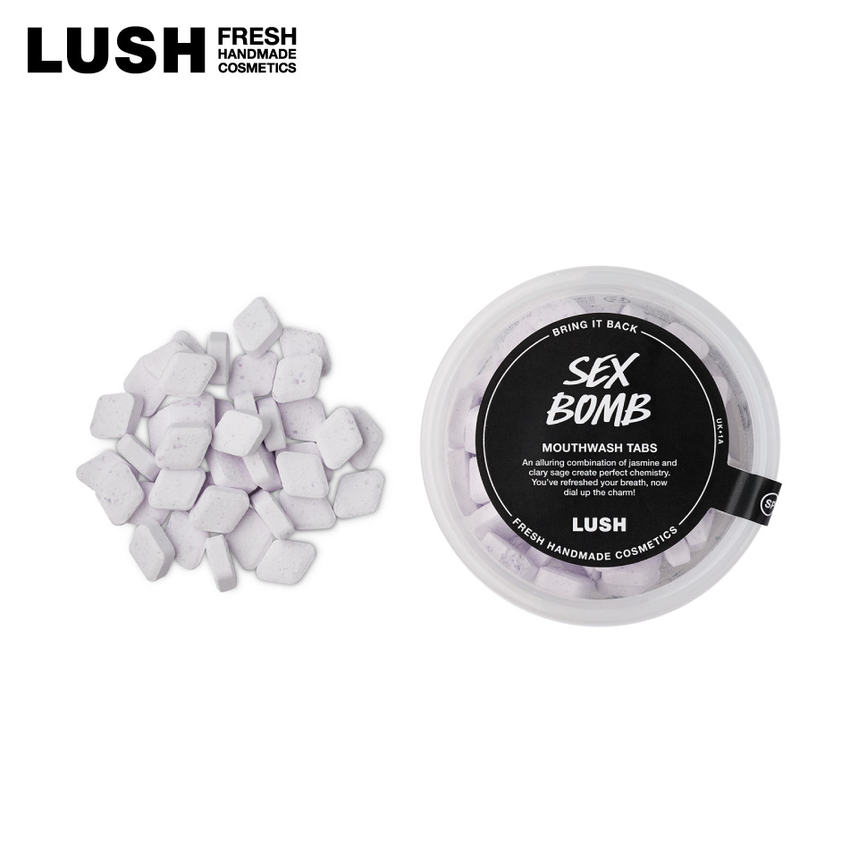 Yahoo! Yahoo!ショッピング(ヤフー ショッピング)LUSH ラッシュ 公式 セクシー・ダイナマイト マウスウォッシュ タブレット デンタル オーラルケア 口臭 におい エチケット ジャスミン 携帯 プチギフト コスメ