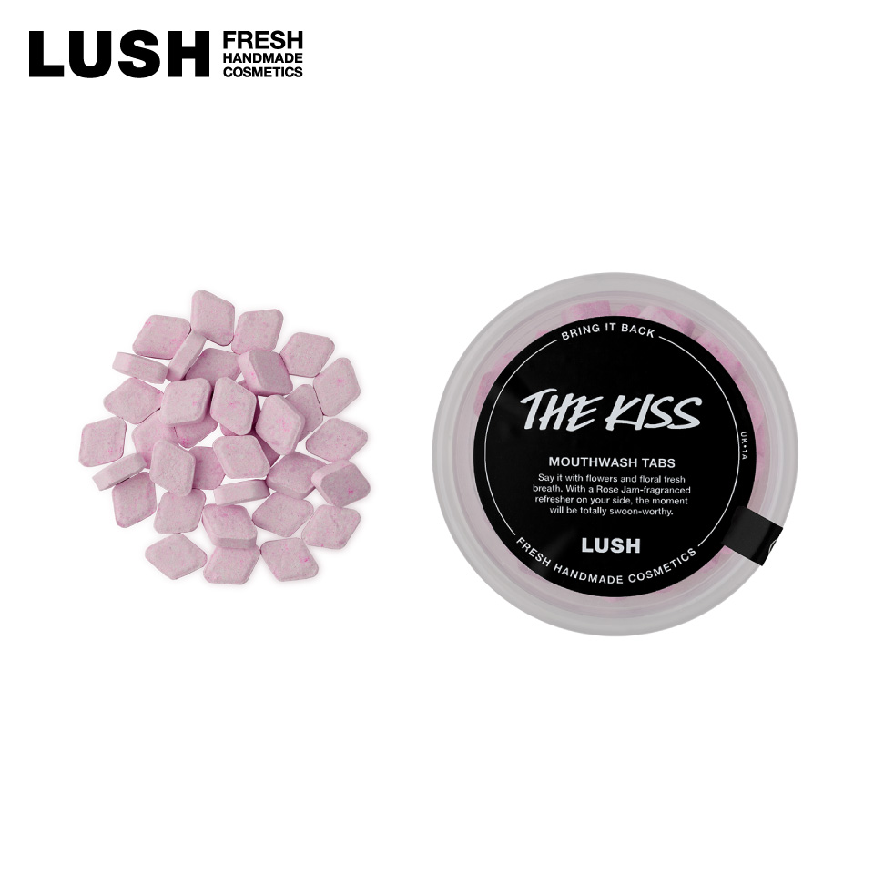 Yahoo! Yahoo!ショッピング(ヤフー ショッピング)LUSH ラッシュ 公式 キス マウスウォッシュ タブレット デンタル オーラルケア 口臭 におい エチケット ローズ 携帯 プチギフト コスメ