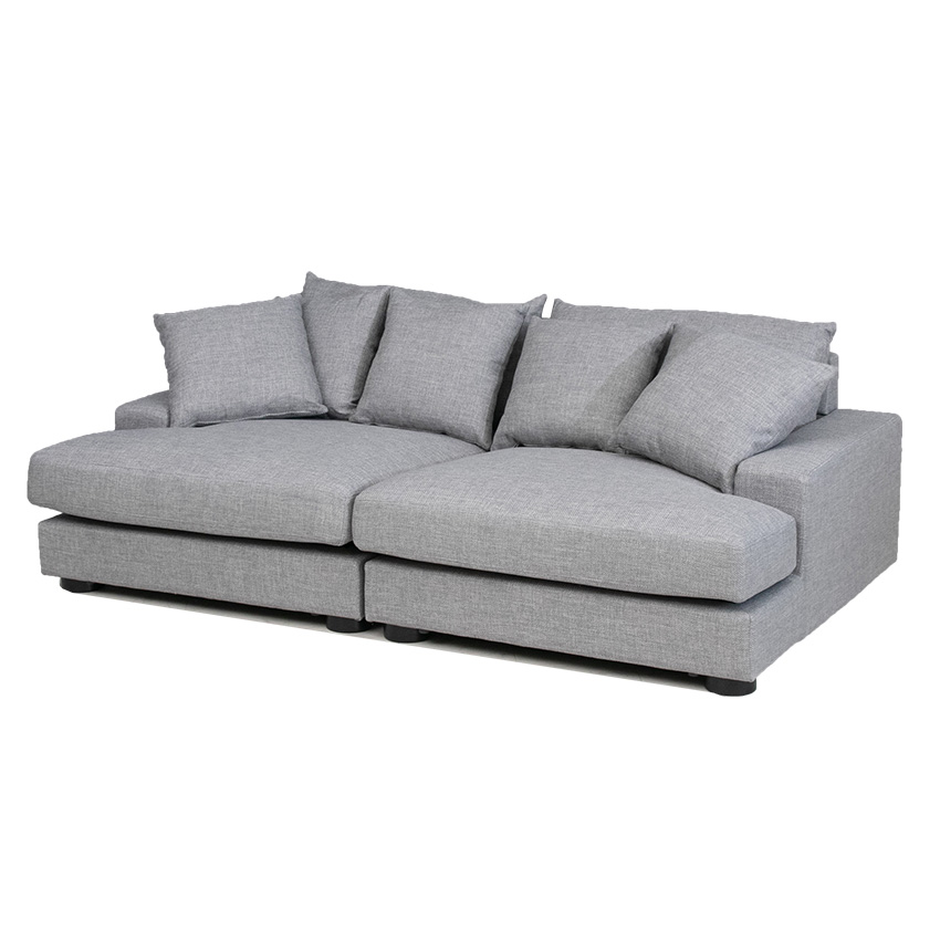 ソファ ソファー コーデュロイ ファブリック 4人掛け ディープソファ