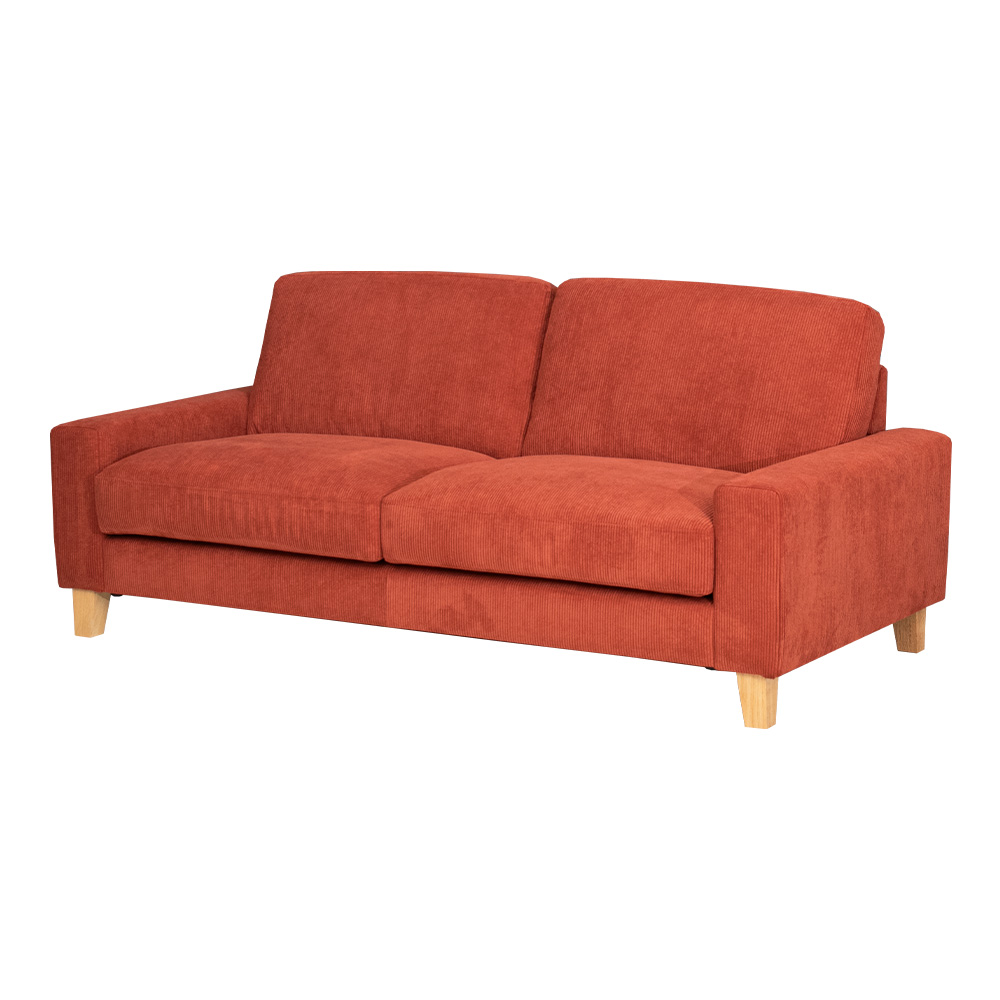 【北欧 コーデュロイ】三人掛けソファー　木製　オシャレ　肘あり　ファブリック 三人掛けソファー 羽毛 コーデュロイ おしゃれ 北欧風 人気 おすすめ