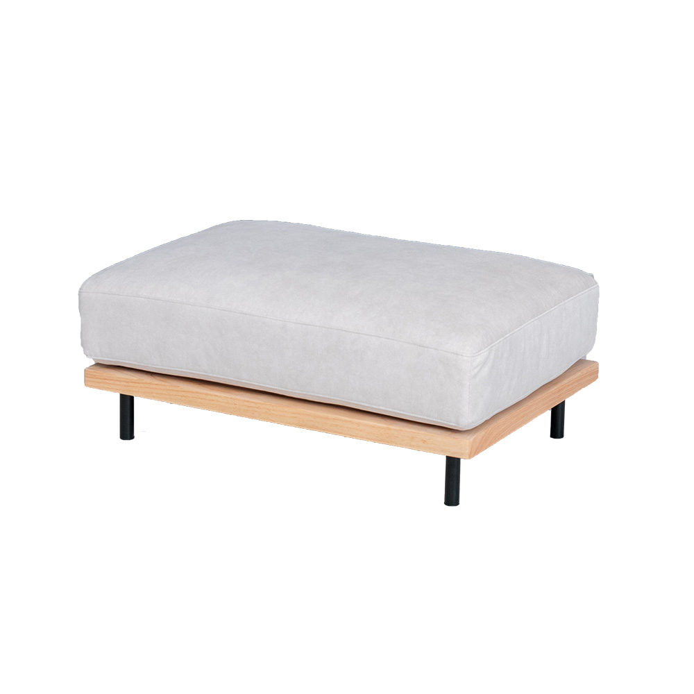 スツール オットマン 撥水 1人掛け ファブリック モダン おしゃれ 北欧