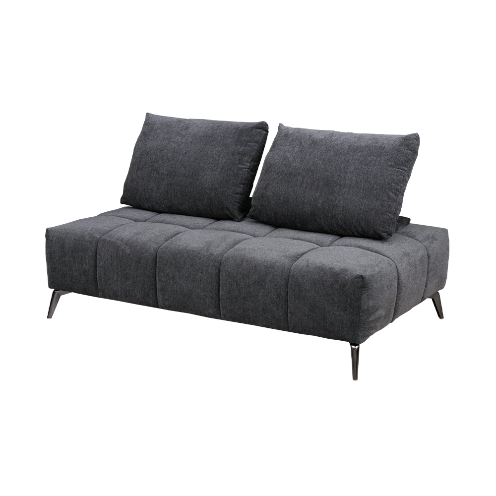 ソファ ソファー ファブリック 2人掛け アイランドソファ 背もたれ