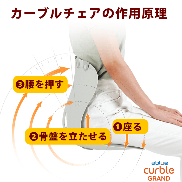 座ると腰が押される作用原理力
