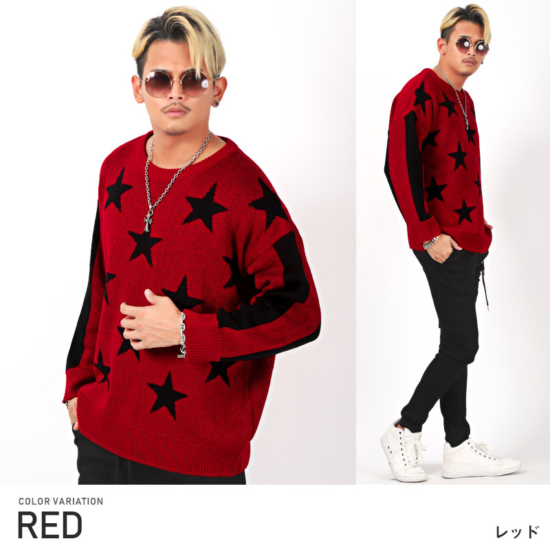 星柄ニット メンズの商品一覧 通販 Yahoo ショッピング