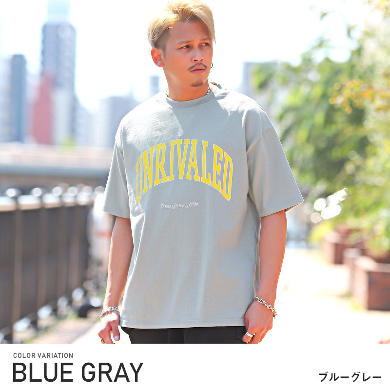 Tシャツ メンズ トップス ストリート カットソー カレッジ ビッグシルエット ロゴ 半袖 プリント ビター系 0642 Luxstyle 通販 Yahoo ショッピング