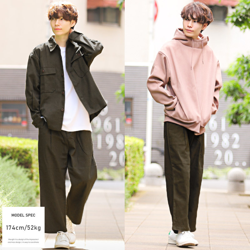 アンクル丈 スラックス テーパード 美脚 シンプル 春夏 韓国系 aa-1134_khk2.jpg