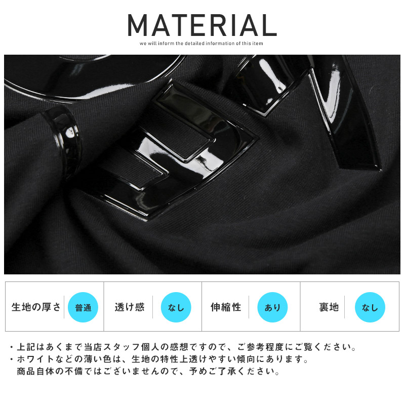 Tシャツ メンズ 半袖 プリント ロゴ エナメル 光沢 立体