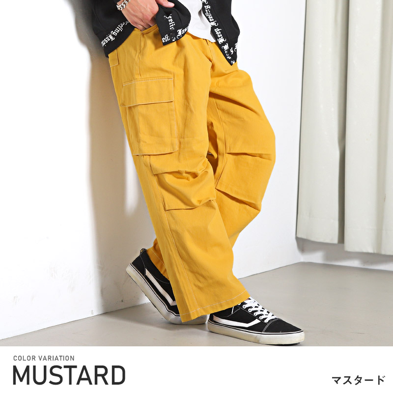 セール カーゴパンツ メンズ バルーンパンツ ミリタリー ワイド
