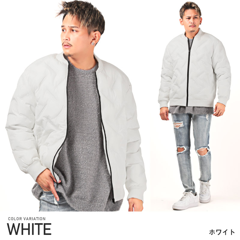 MA-1ジャケット メンズ 中綿ジャケット ブルゾン シームレス 暖か 冬｜lux-style｜04