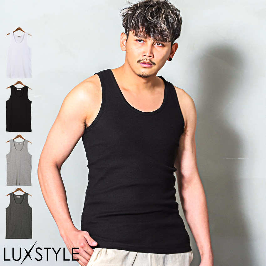 タンクトップ メンズ ノースリーブ テレコ 凸凹 無地 インナー スリム メンズタンクトップ メンズ肌着 トップス カットソー クルーネック 透け防止 ホワイト ブラック グレー シンプル タイト 細身 カジュアル aa-2378 1