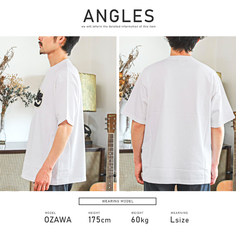 セール Tシャツ メンズ レディース 半袖 ロゴ サガラ刺繍 オーバーサイズ ヘビーウェイト ストリート｜lux-style｜12