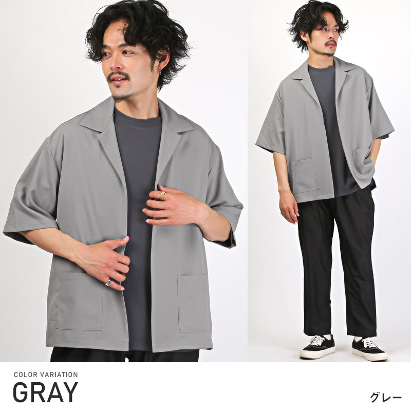 メンズ無地半袖ポケットシャツトップスオーバーサイズ 綿100％オーバーサイズ脇ポケット付Tシャツ【大きいサイズ有