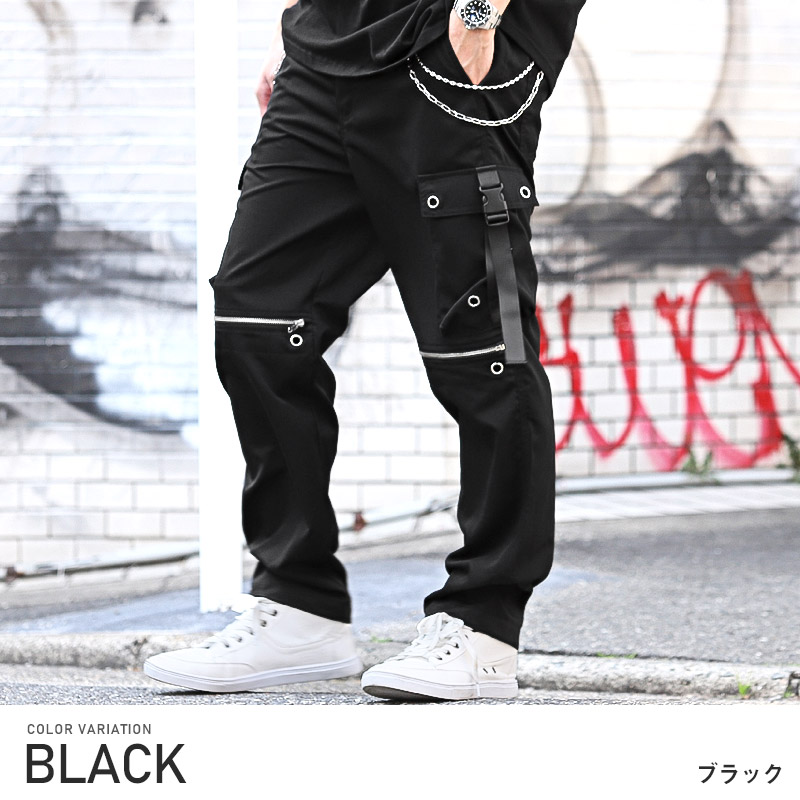 限定 ブラック　バルーン　ダンス　ワイド　カーゴパンツ XL　カモパンツ　韓国