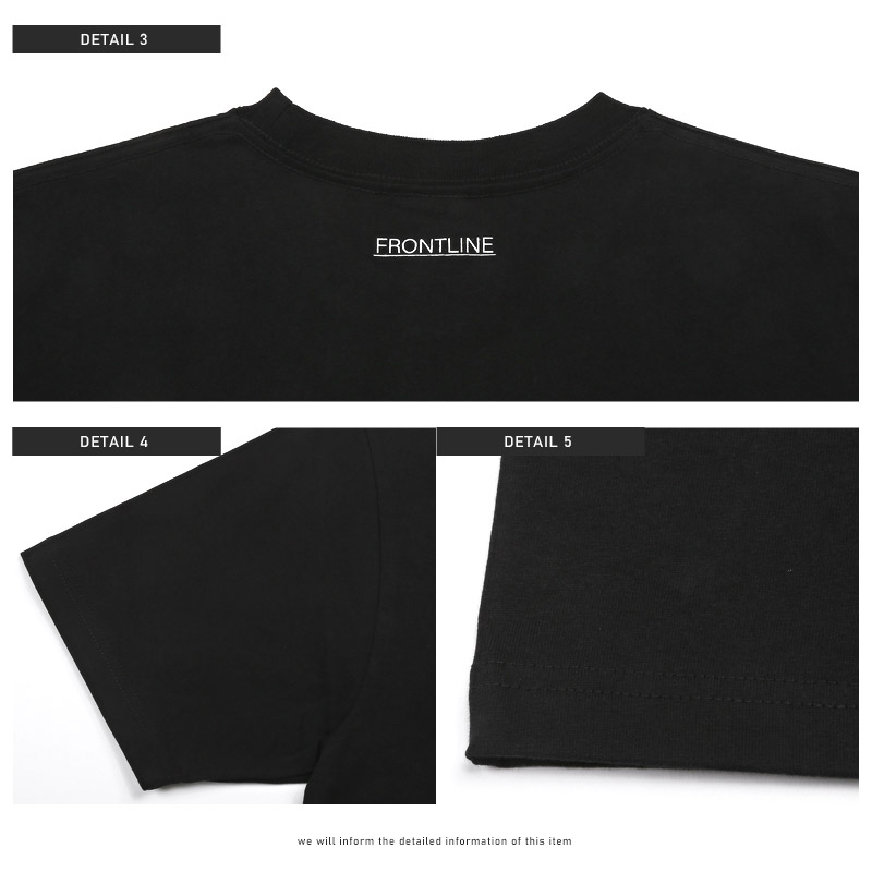 Tシャツ メンズ 半袖 ロゴ プリント ボックスロゴ クルーネック カットソー 白 黒 カジュアル｜lux-style｜11