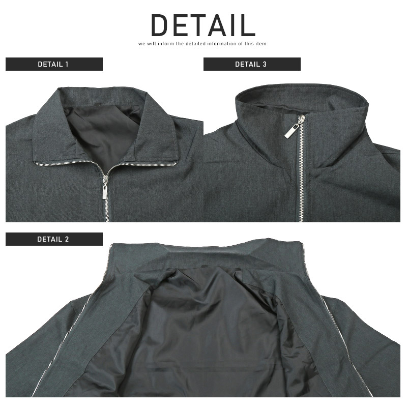 トラックジャケット メンズ ブルゾン ビッグシルエット フルジップ