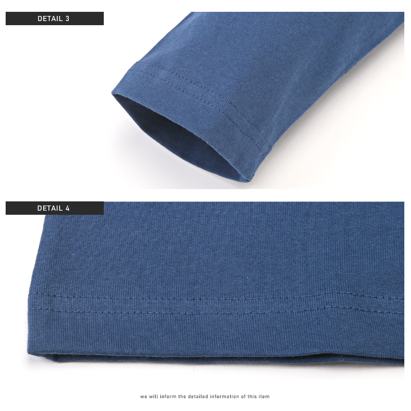 ロンT メンズ 長袖Tシャツ 天竺 ロゴ 刺繍 ワンポイント クルーネック