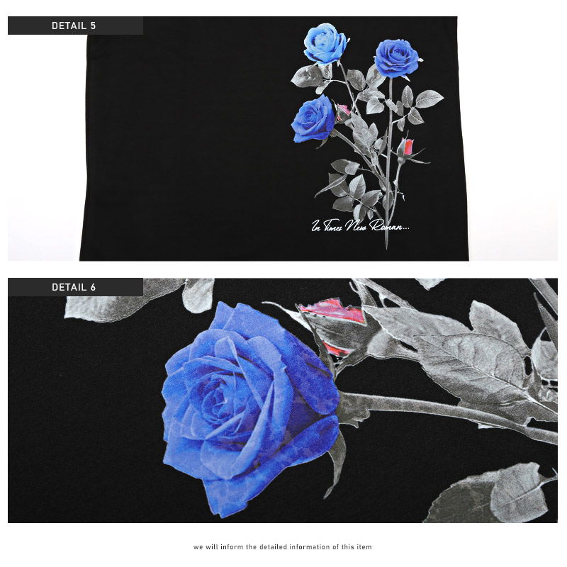 ロンT メンズ 長袖Tシャツ ビッグシルエット ローズ 薔薇 花 刺繍 ロゴ ストリート : aa-2728 : LUXSTYLE - 通販 -  Yahoo!ショッピング