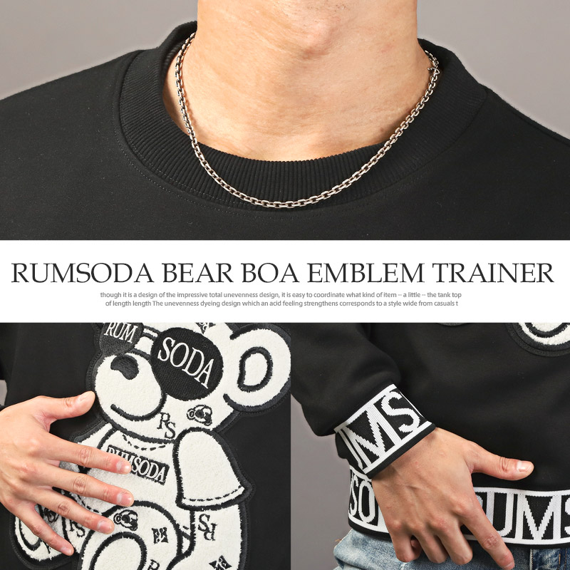 RUMSODA ベアボアワッペン トレーナー 楽天市場】【送料無料】トレーナー メンズ スウェット ブランド