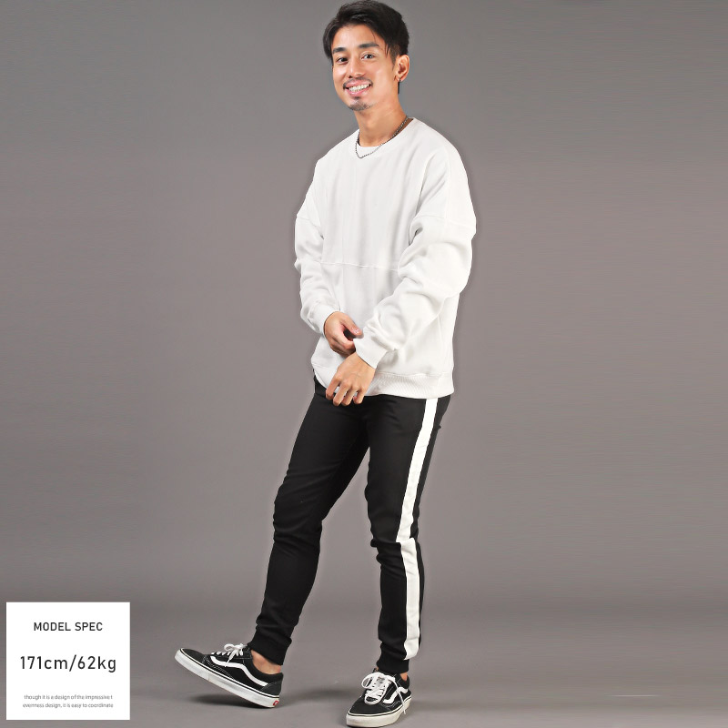 トレーナー メンズ スウェット 裏起毛 暖か ドルマンスリーブ ビッグ