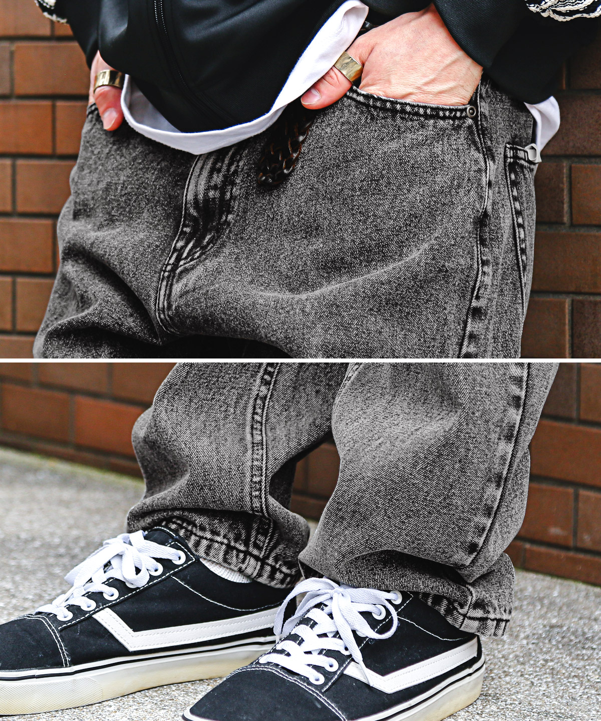 メンズ ストリート オーバーサイズ ワイドデニムパンツ acdpt231235-a103.jpg