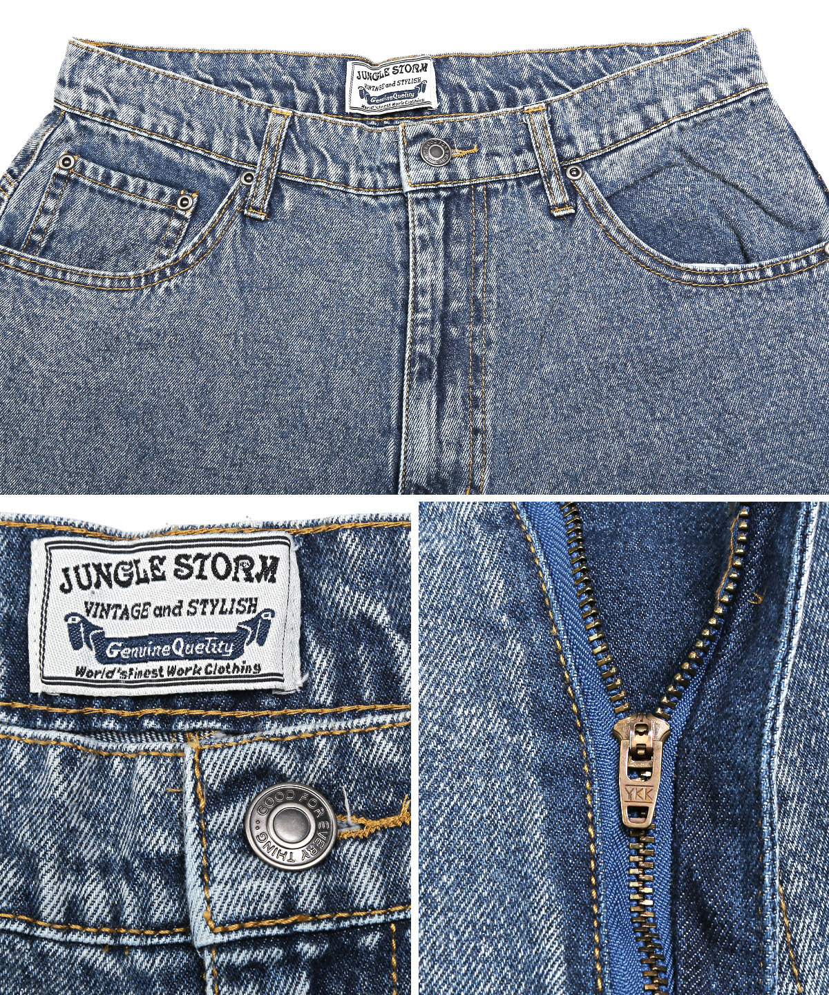 古着 80s Levi's 505-0217 「560 パッチ」 ブルー デニム バギー