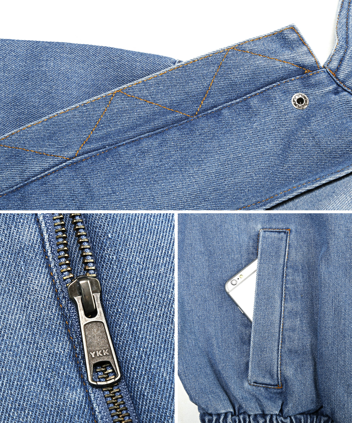  JEANS デニムボアブルゾン　M AMBIDEX Store △○11ozデニムショートブルゾン(F インディゴ): yuni