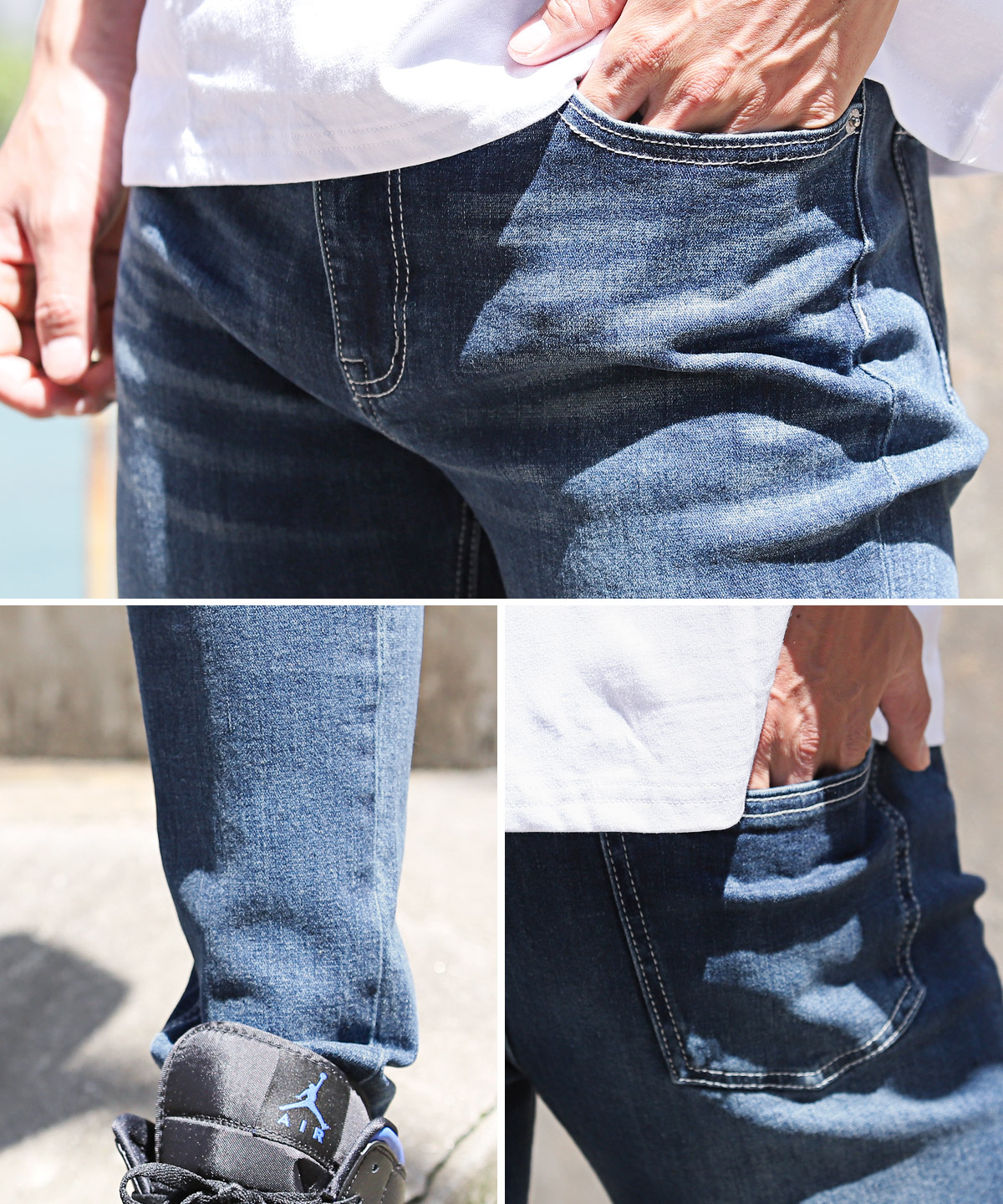 デニムパンツ メンズ スキニーパンツ ストレッチ ジーンズ