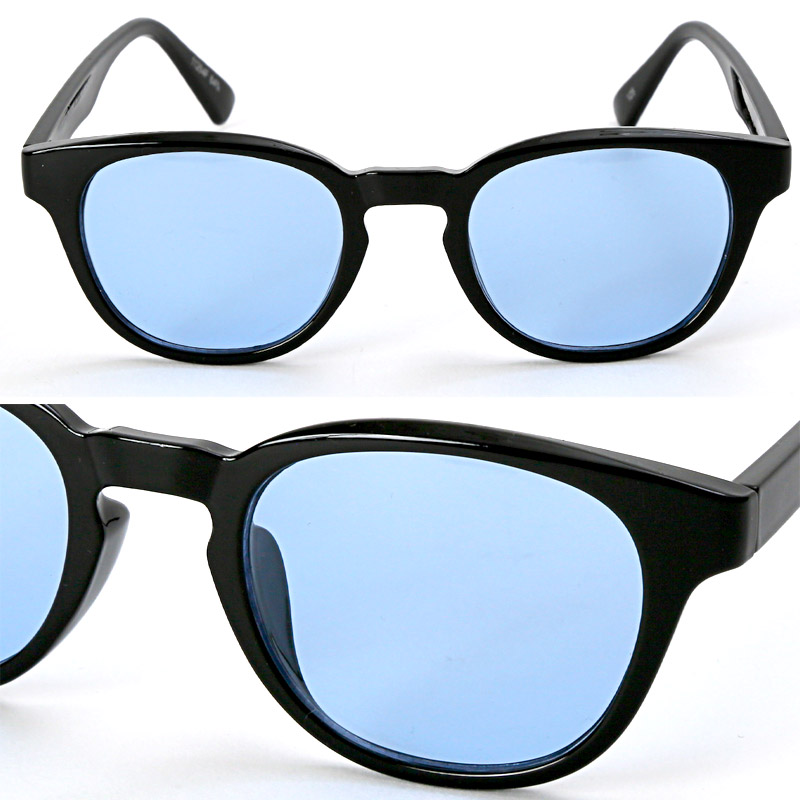 サングラス ウェリントン メンズ レディース 男女兼用 UVカット 黒縁